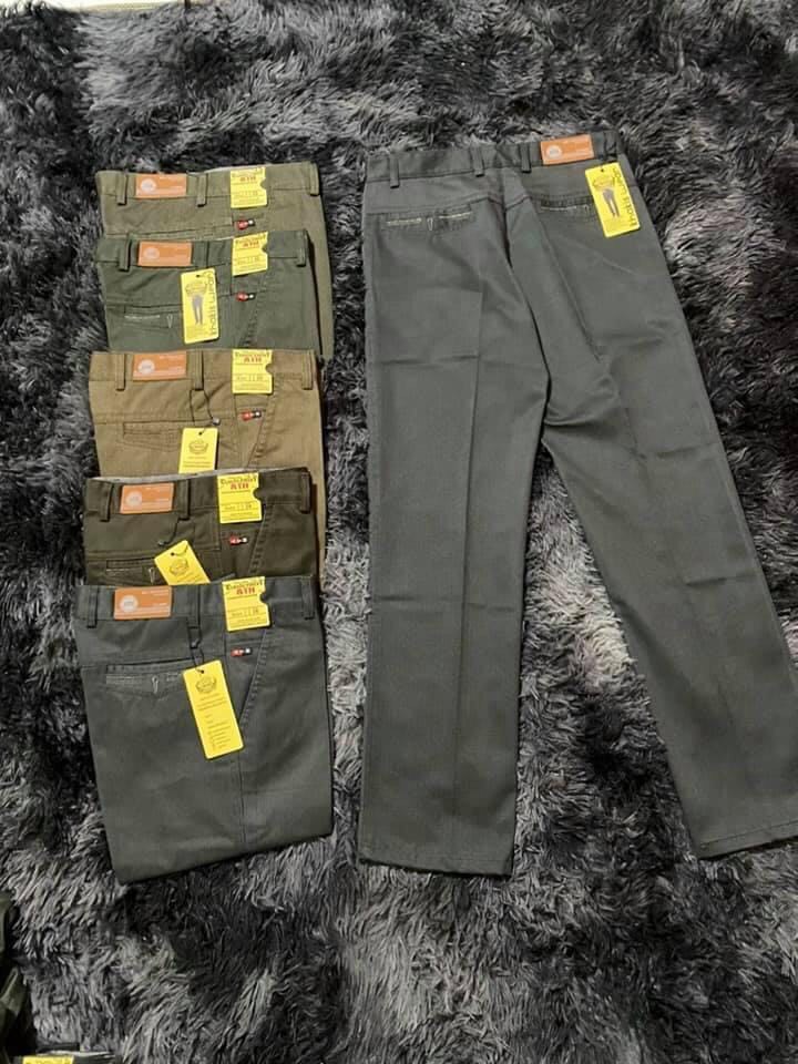 Quần Kaki Dài Trung Niên Ống Đứng