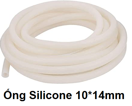 Ống silicone 10*14mm chịu nhiệt, dầu, hóa chất