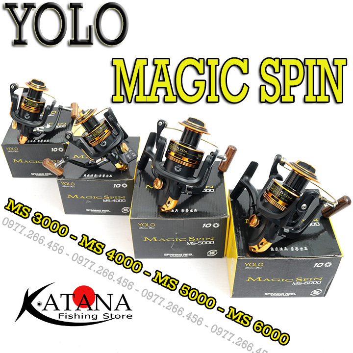 [HCM]Máy Câu Cá Yolo Magic Spin - MS 3000 - MS 4000 - MS 5000 - MS 6000
