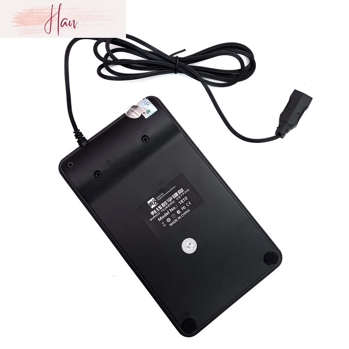 Phukienhanhan Bàn Phím Số Numeric R8 Model 1810 Gồm 23 Phím Lệnh Tương Thích Windows Mac Linux Chiều Dài Dây 100cm