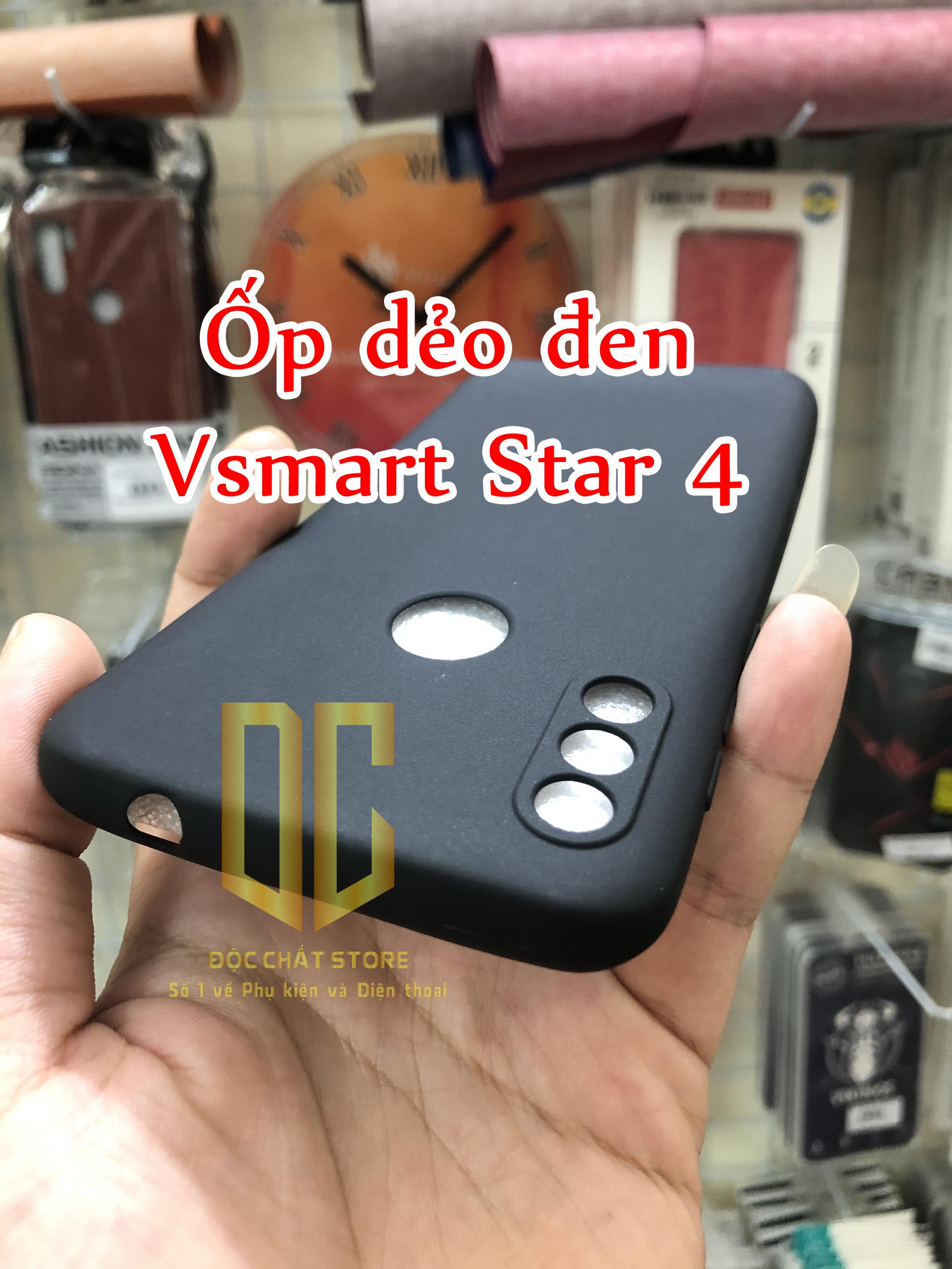 Vsmart Star 4 - Ốp Dẻo TPU Đen Nhám/ Trong suốt
