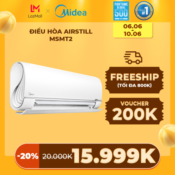 Bảng giá Máy lạnh MideaMSMT2 AirStill 2021 - 1 Đêm 1 Kwh Điện