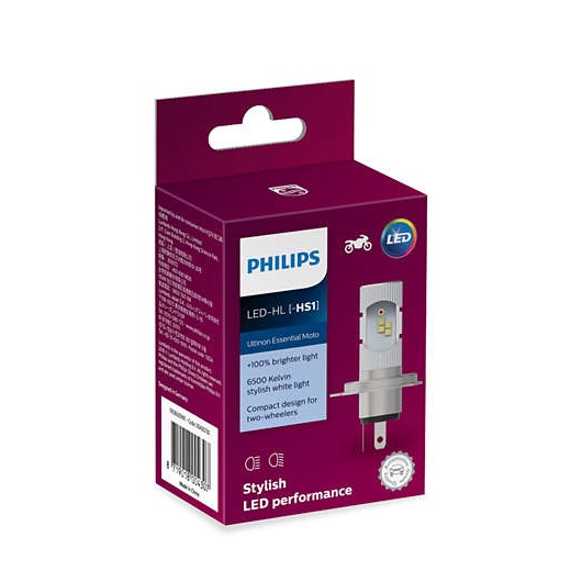 [HCM]Led PHILIPS ( HS1) Ultinon Essential Moto +100% Bóng đèn pha xe môtô -xe máy +100% (HS1)11636UEMX1