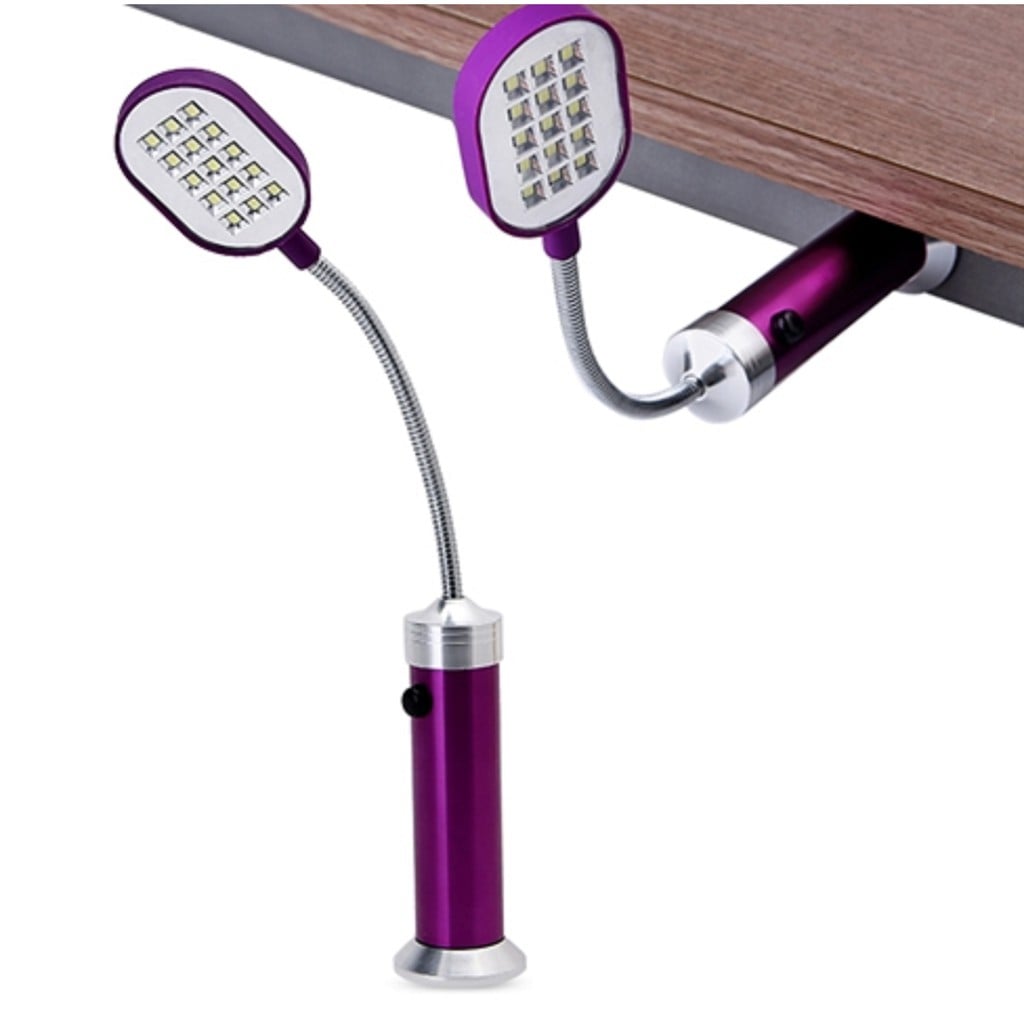 ĐÈN 15 LED ĐẾ HÍT NAM CHÂM ( XÀI PIN AA ) - KHÔNG PIN