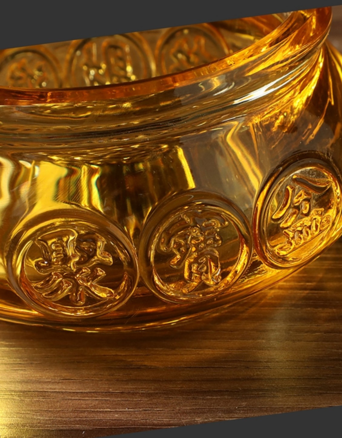 [HCM]Hủ vàng bát Tụ Bảo Bồn lưu ly 6cm + 38 thỏi vàng Kim Nguyên Bảo tài lộc linh ứng