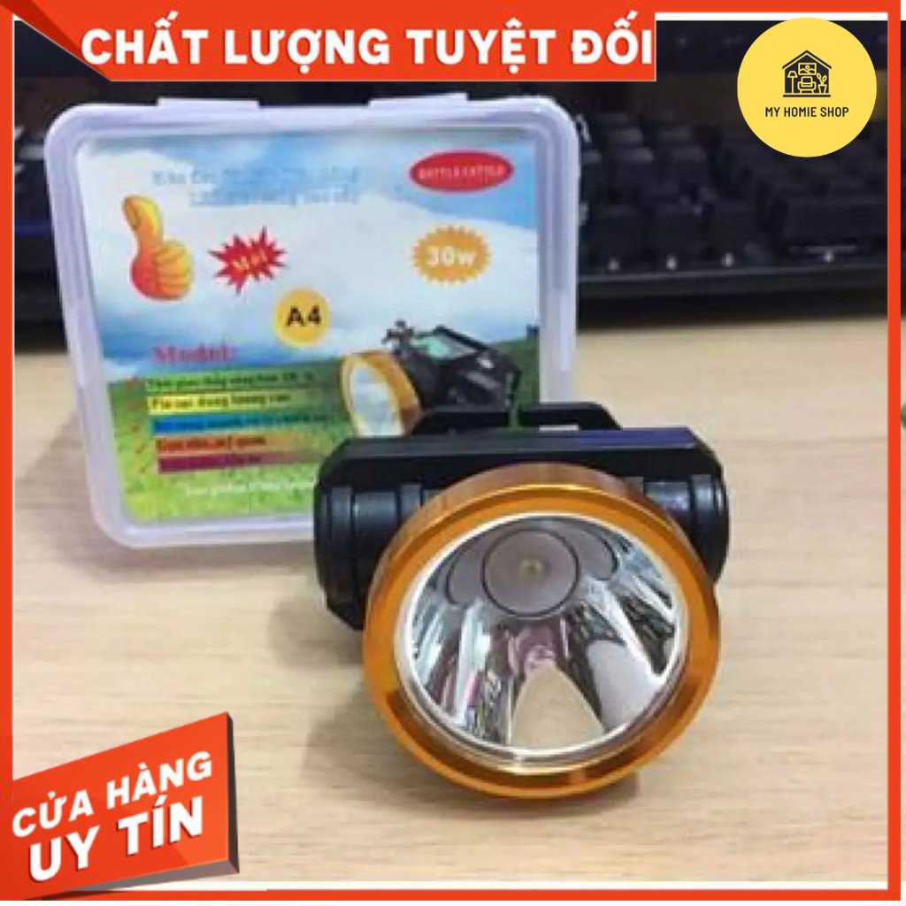 Đèn pin đội đầu A4 chiếu xa siêu sáng , Giá rẻ .