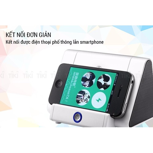 Loa Cộng Hưởng Và Khuếch Đại Âm Thanh Không Dây Kiêm Gía Đỡ Điện Thoại Đa năng Best Core BC317 -TOP GIÁ RẺ HCM