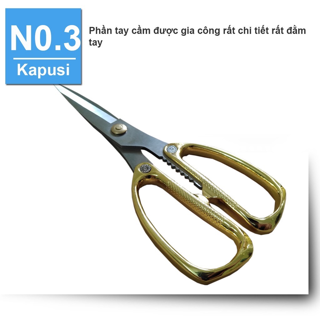 [HCM]Kéo cán vàng cao cấp Kapusi chuẩn Nhật