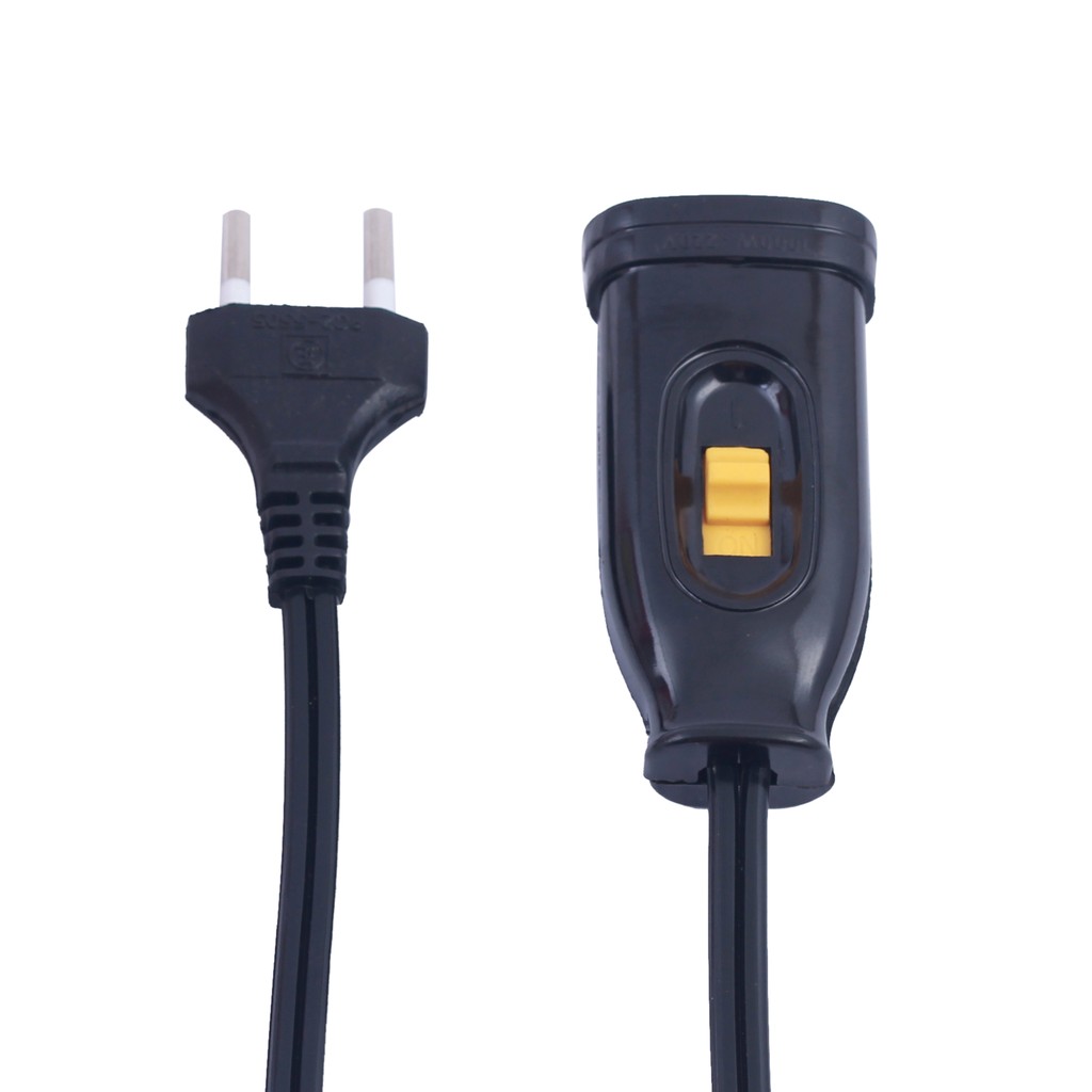 Dây 2,5m nối nguồn điện 220v có công tắc