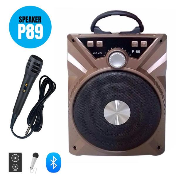 [HCM]Loa Bluetooth P88 tặng kèm micro karaoke