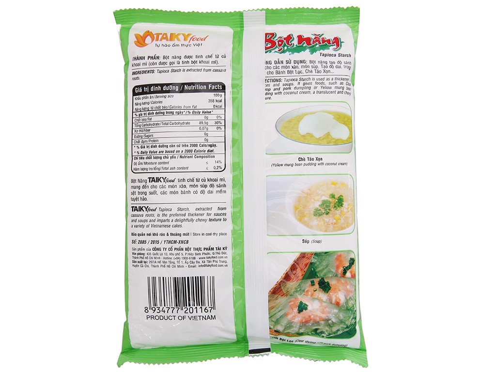 Bột Năng Tài Ký gói 1kg