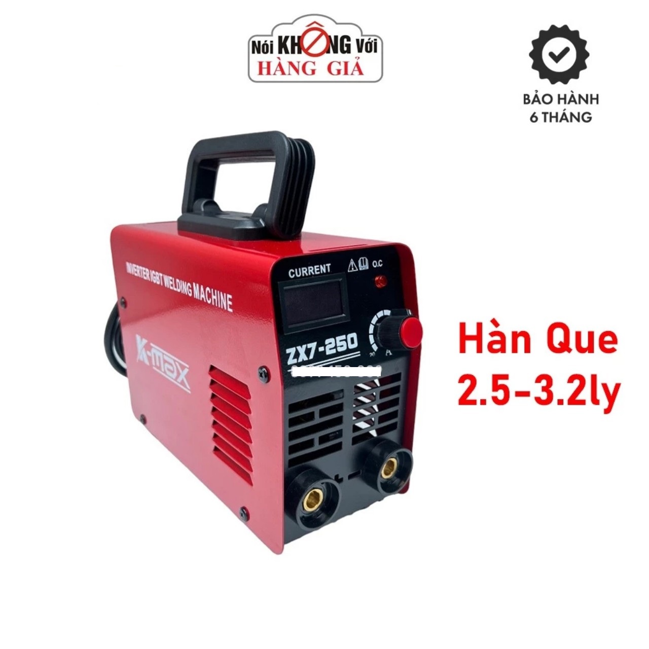 Máy hàn mini chính hãnh k-max zx7-250, máy hàn que cho gia đình, tặng dây hàn tặng full phụ kiện)