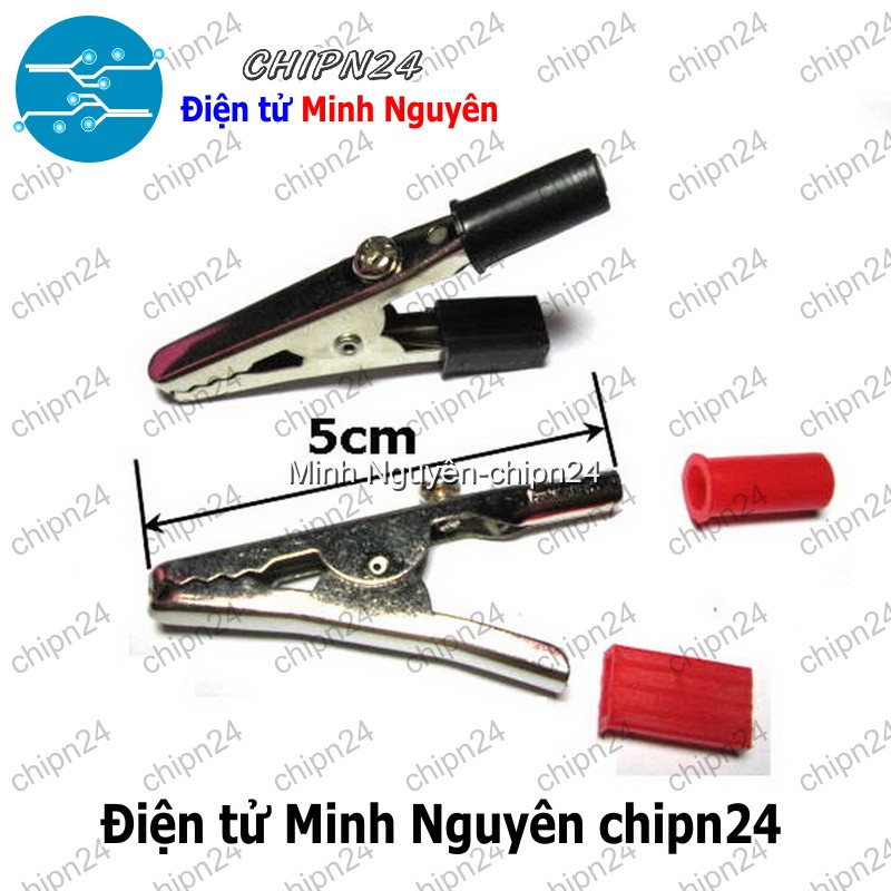 [5 cặp] (F109) Kẹp cá sấu loại 5cm - HH000164
