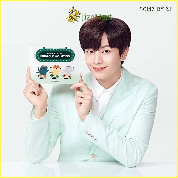 [Có kem chống nắng] Bộ Kit 4 Món Cho Da Mụn Some By Mi AHA-BHA-PHA 30 Days Miracle Solution 4-Step Kit-Edition (Toner, Serum, Cream, Suncream) - some by mi chính hãng