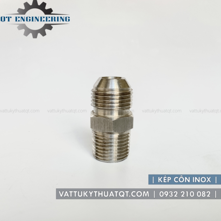 Kép Côn Inox 304 (Hệ Ren Mỹ) - DN20 (phi 27mm) - VATTUKYTHUATQT.COM