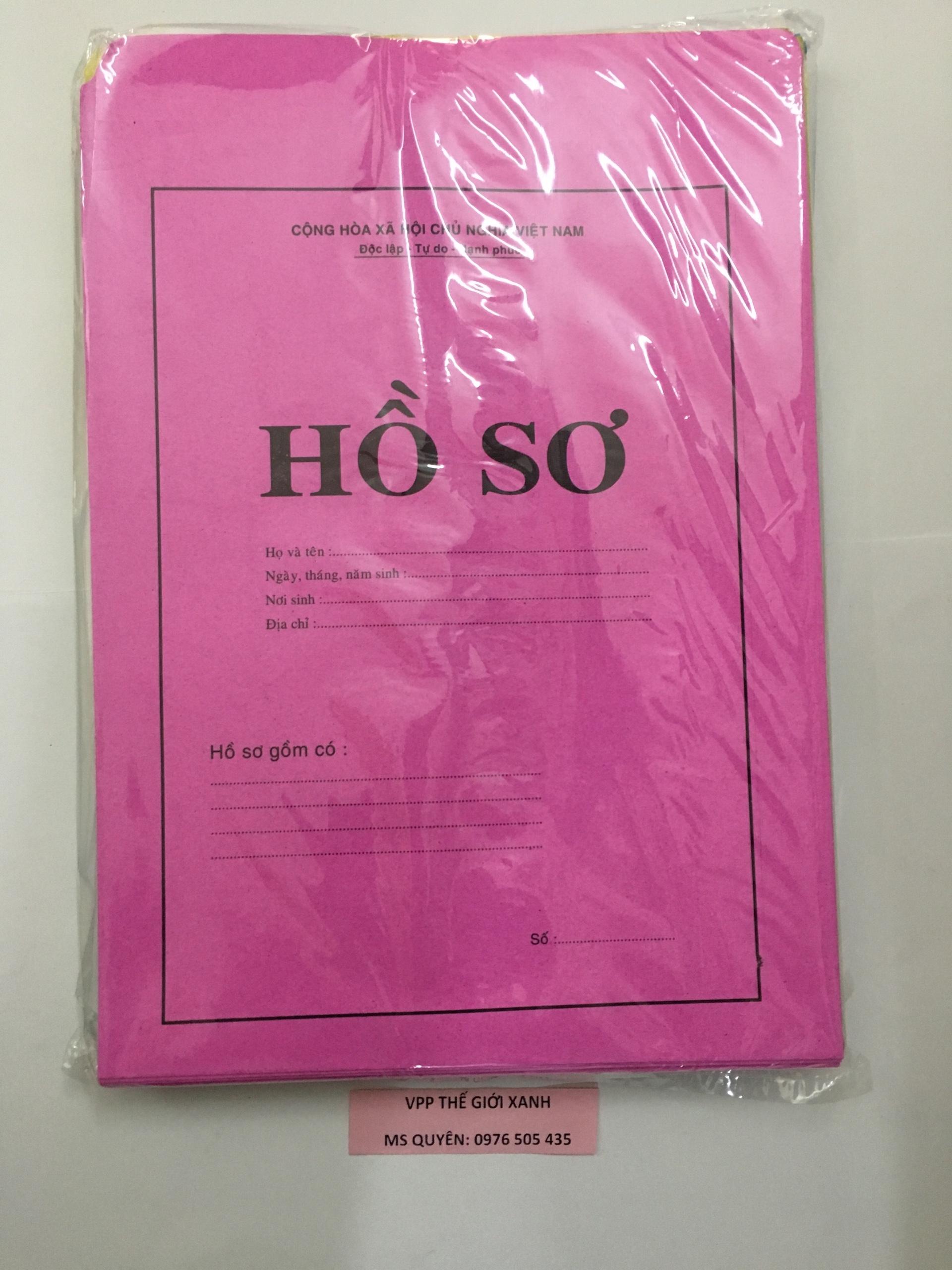 SET 10 BAO HỒ SƠ MÀU A4