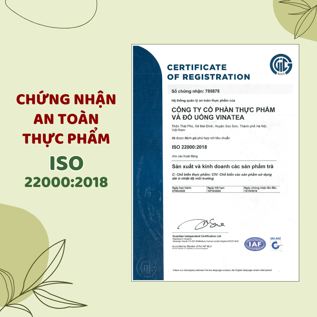 Trà Vinatea Oolong (ôlong) lon 96g
