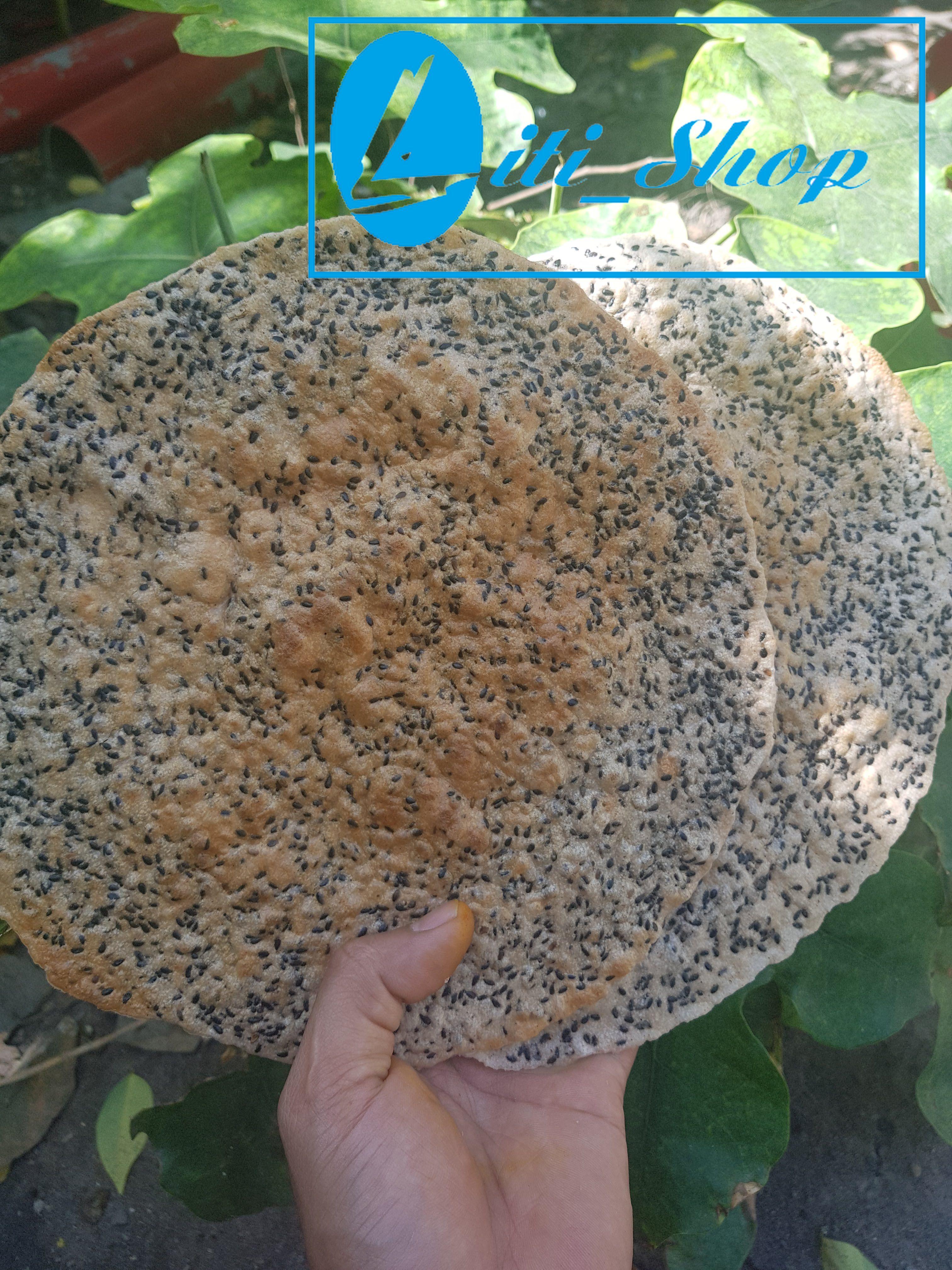 [10 cái] Báng tráng nướng mè dừa 500Gr (Nhiều mè-Chưa nướng)