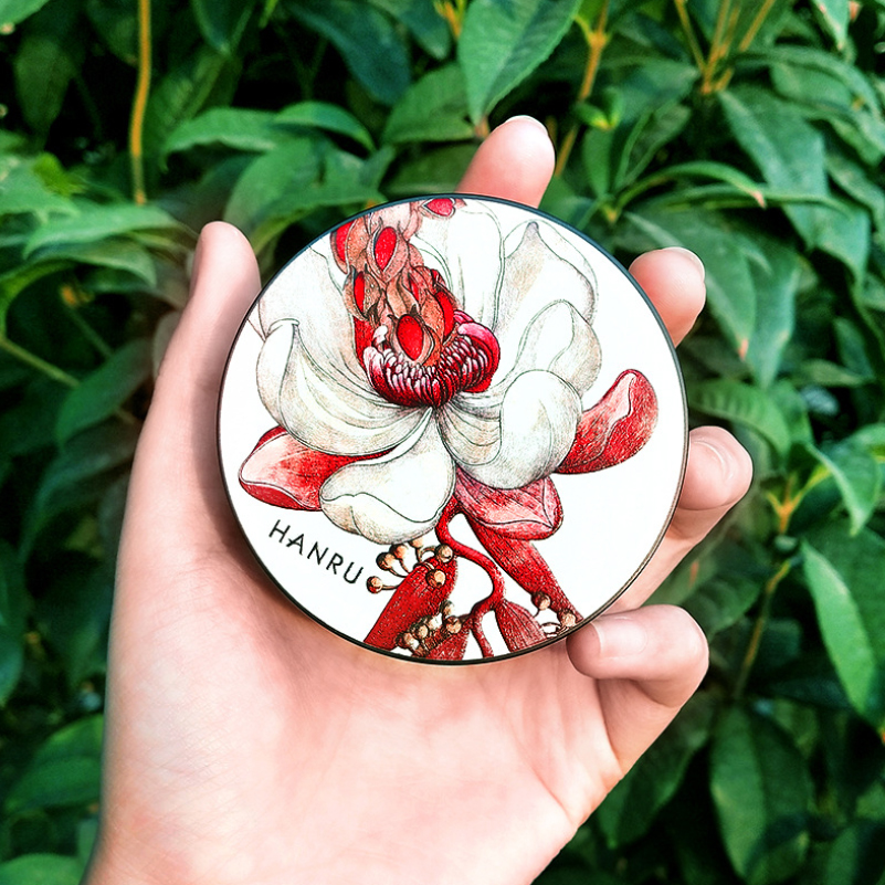 Phấn phủ khoáng Hanru Makeup Loose Powder Lasting 12g