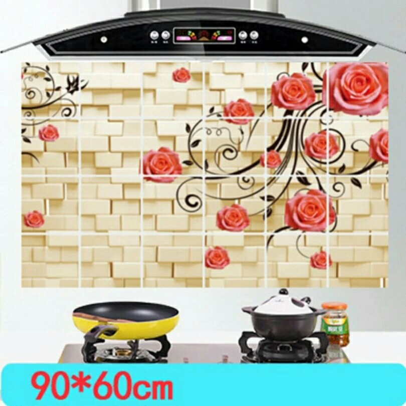 Combo 2 Giấy dán bếp chịu nhiệt loại lớn 60x90cm