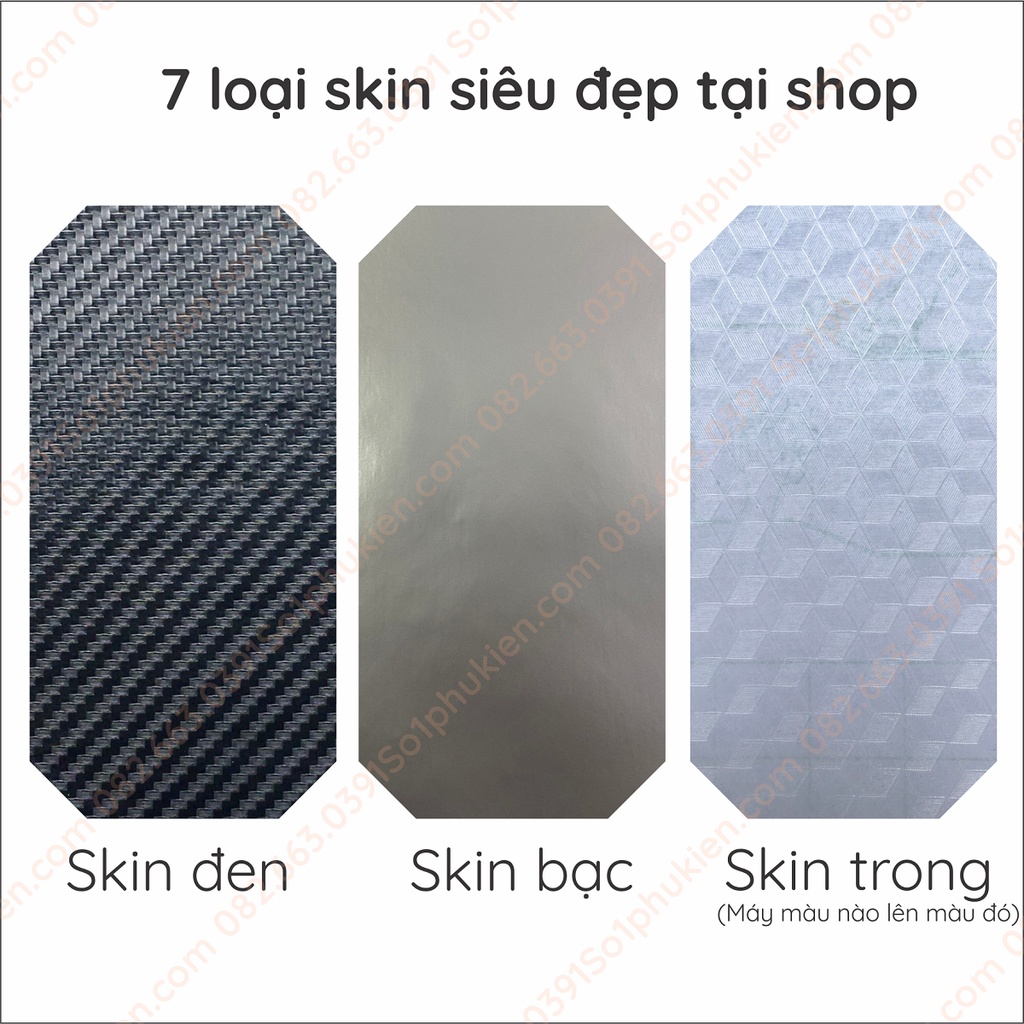Miếng dán mặt lưng skin carbon HTC U20 5G
