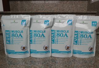 WHEY CONCENTRATE COMBO 4KG (4 túi) sữa bột WHEY PROTEIN LACTOPROT MUSCLE-80A tập thể hình, tập GYM, tập thể thao thumbnail