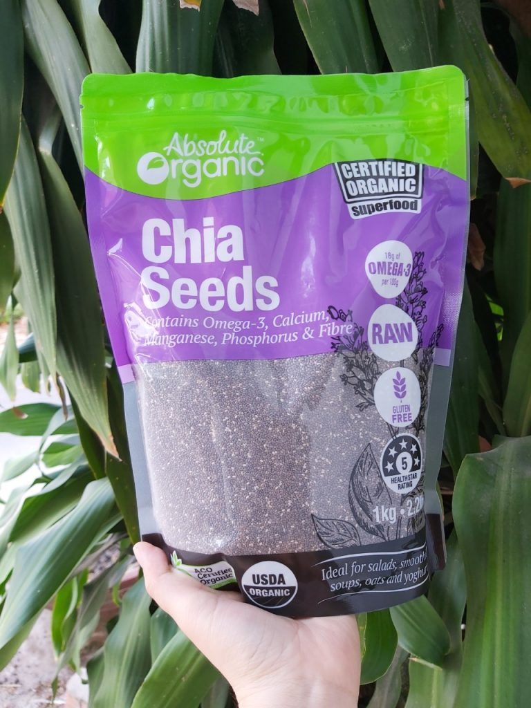 Hạt Chia Seeds Tím Absolute Organic Úc túi 250g - Hạt Nhập Khẩu