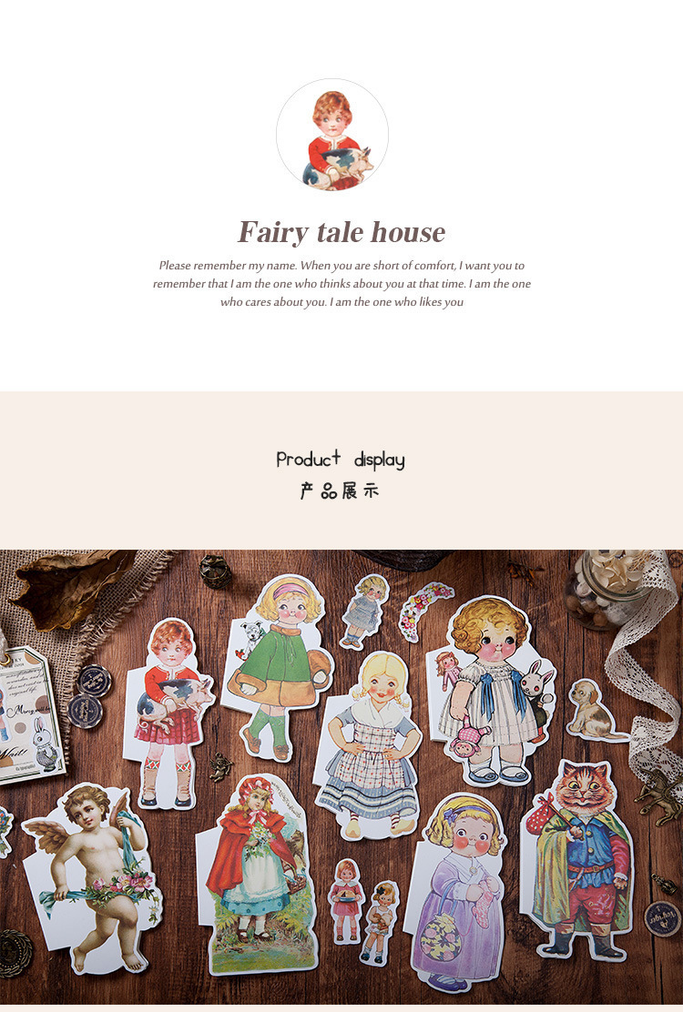 Set 40 sticker fairy tale house (Hàng có sẵn)