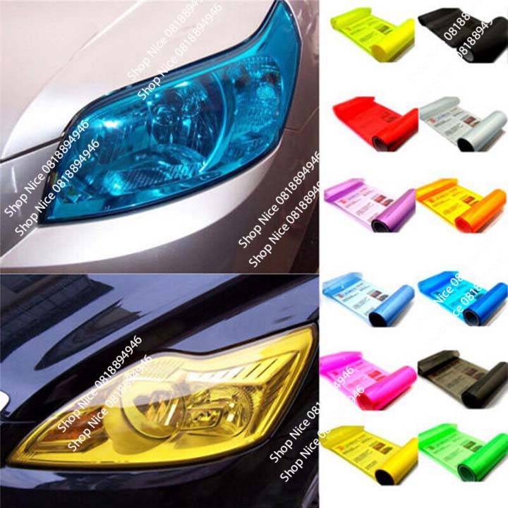 Decal dán pha đèn xe máy ô tô Khổ 60cm