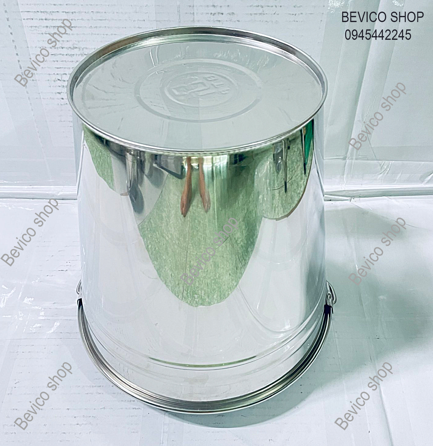 Xô inox (7size) | đựng nước | đựng nước đá | đựng thực phẩm
