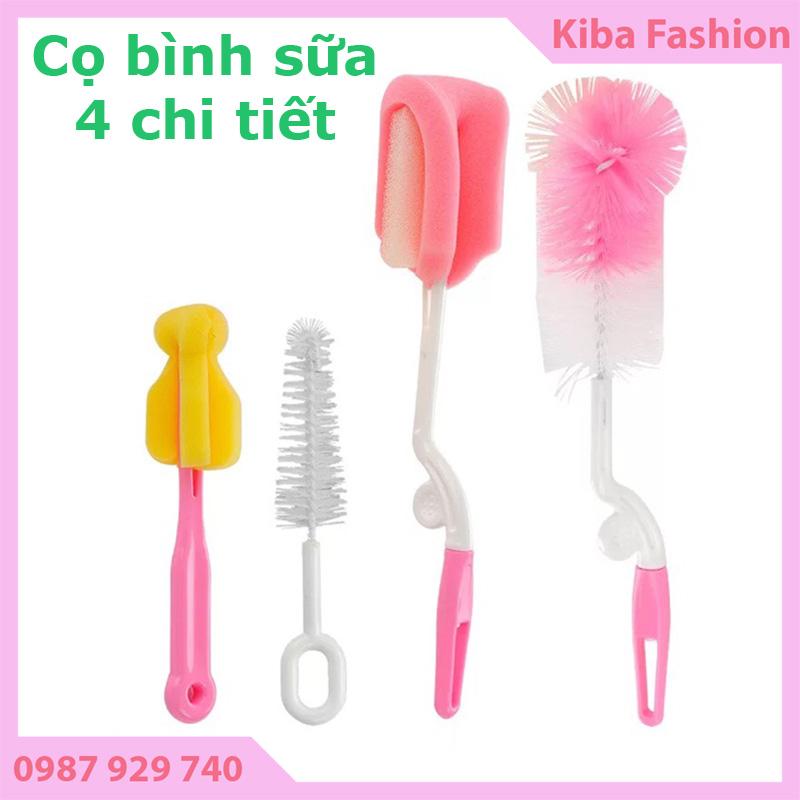 SET cọ bình sữa cho bé ( bao gồm 4 chi tiết)