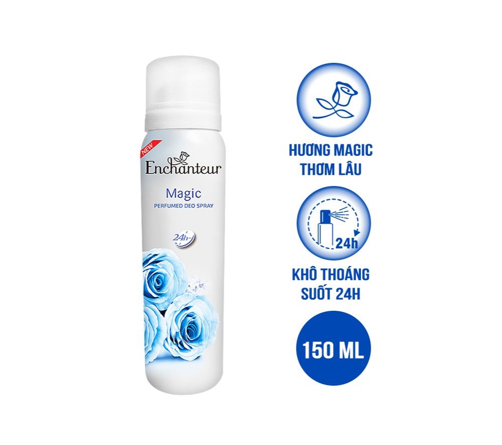 Xịt khử mùi Enchanteur Charming/Delightful/Romantic/Magic 150ml