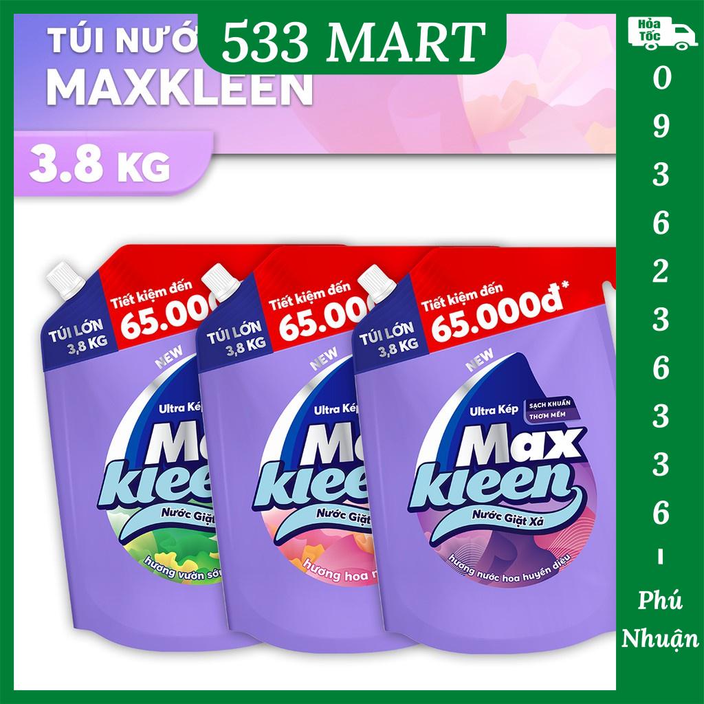 Nước giặt xả Max Kleen túi 3.8L