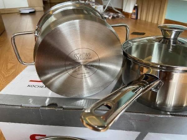 [Trả góp 0%][Hàng nội địa Đức]  Bộ nồi silit Pisa 4
