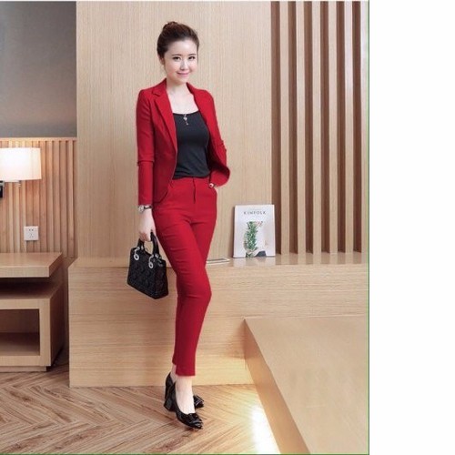 Set bộ áo Vest quần dài kèm áo thun