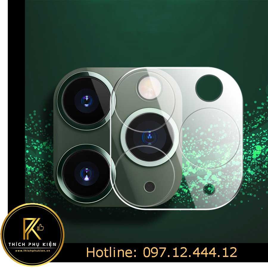 Kính Cường Lực Camera iPhone 11/ iPhone 11 Pro/ iPhone 11 Pro Max - Full Cam