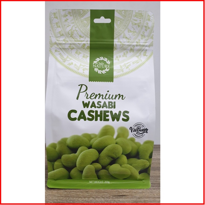 Only nature 200gr/bag wasabi cashew beans-nmoff