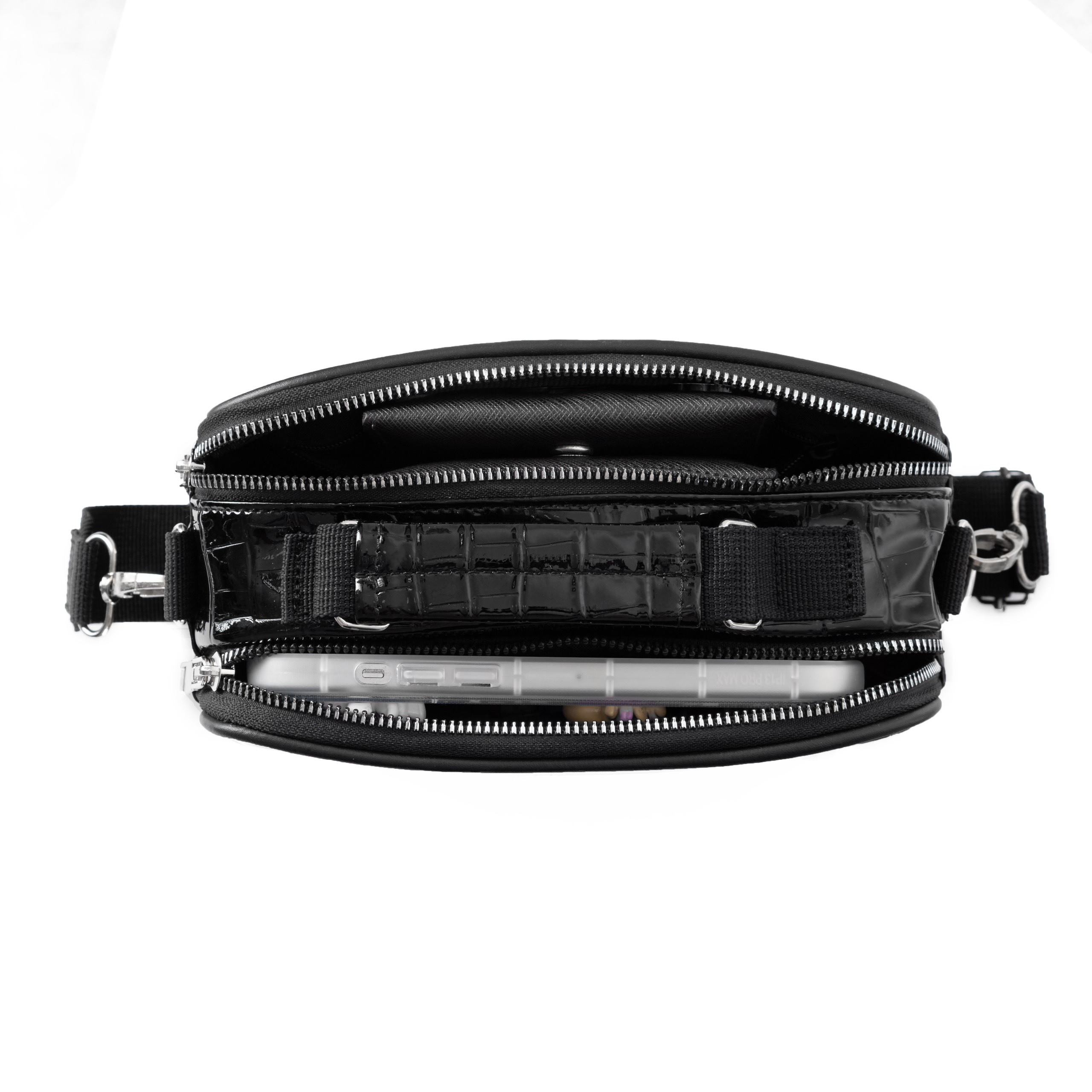 Degrey Black Simili Bag