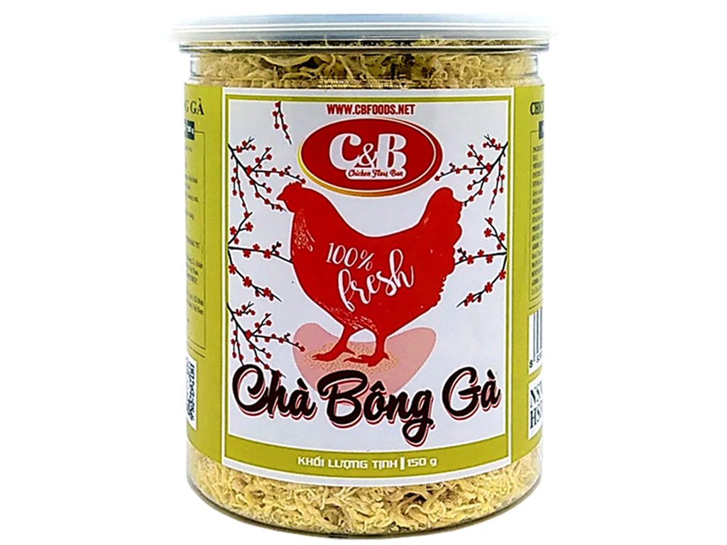 CHÀ BÔNG GÀ C&B HỘP 150G