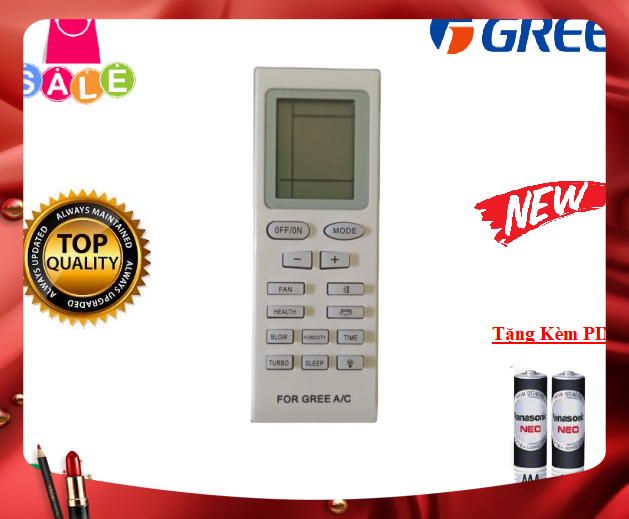Remote điều khiển điều hòa gree 1 chiều và 2 chiều inveter dành cho các dòng:yb1fa, ybof, yb1f2, ybof2- hàng chất lượng -mới 100%-tặng kèm pin