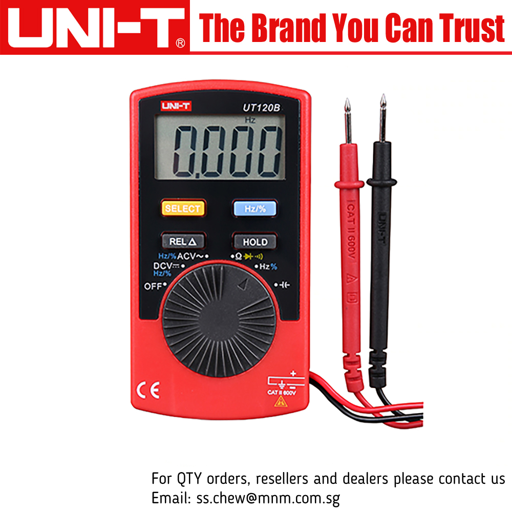 [HCM]UNI-T UT120C/UT120A/UT120B Pocket Size Digital Multimeter