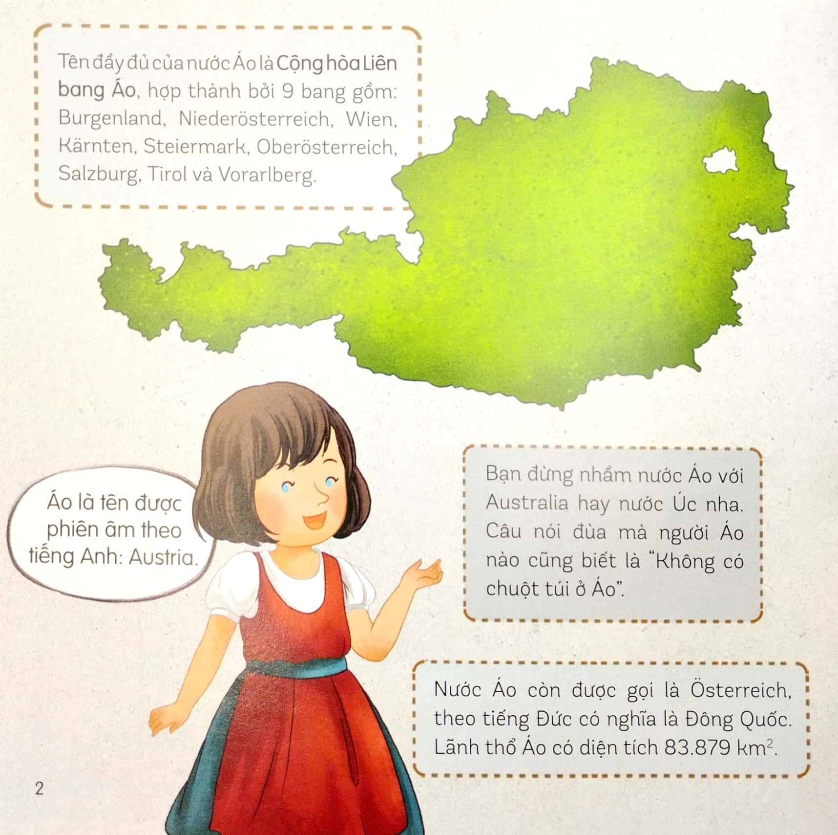 Sách - Vòng quanh thế giới - Áo