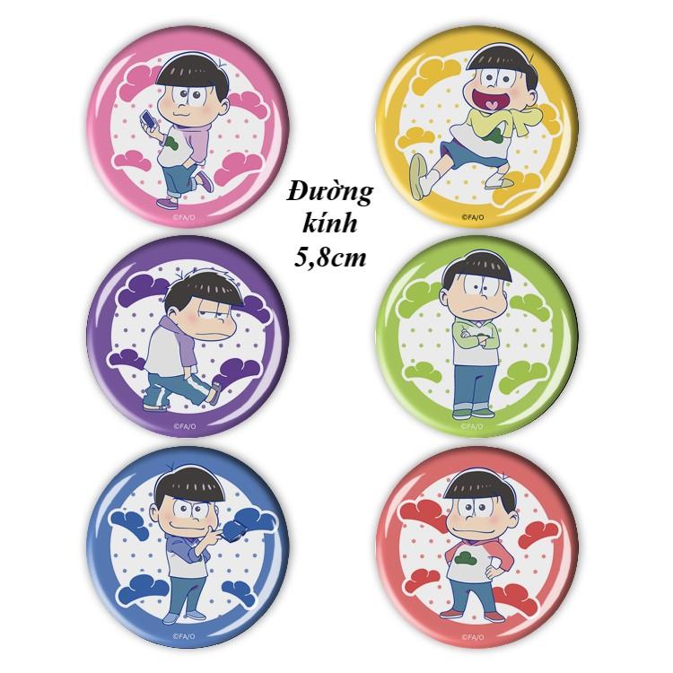 [HCM]Set 6 Huy hiệu Anime Osomatsu
