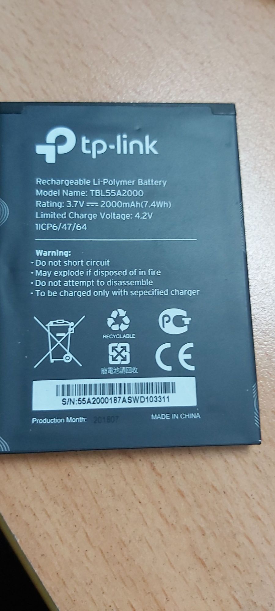 Pin M7350 v4