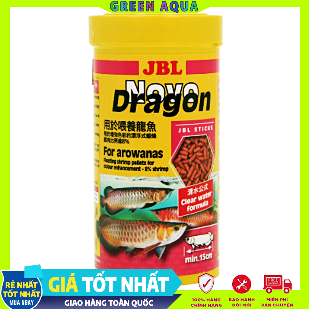 Jbl - novo dragon | thức ăn khô cho cá rồng