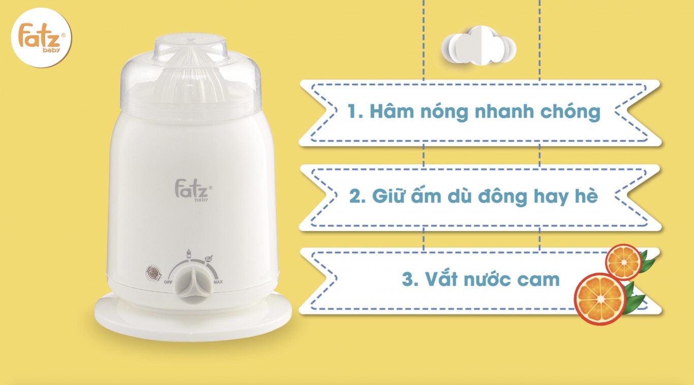 Máy Hâm Sữa Fatzbaby FB3002SL