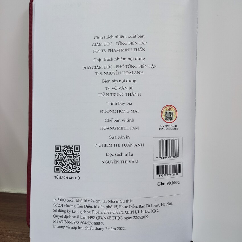 Sổ Tay Đảng Viên( mẫu mới 2022)