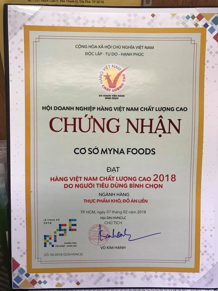 Khô bò đỏ sợi hiệu MyNa -  500g