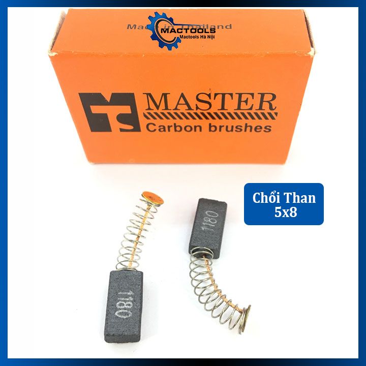 Bộ 2 chổi than master cho máy khoan, máy cắt đủ loại