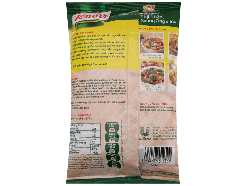 Hạt Nêm Knorr Gói 400g